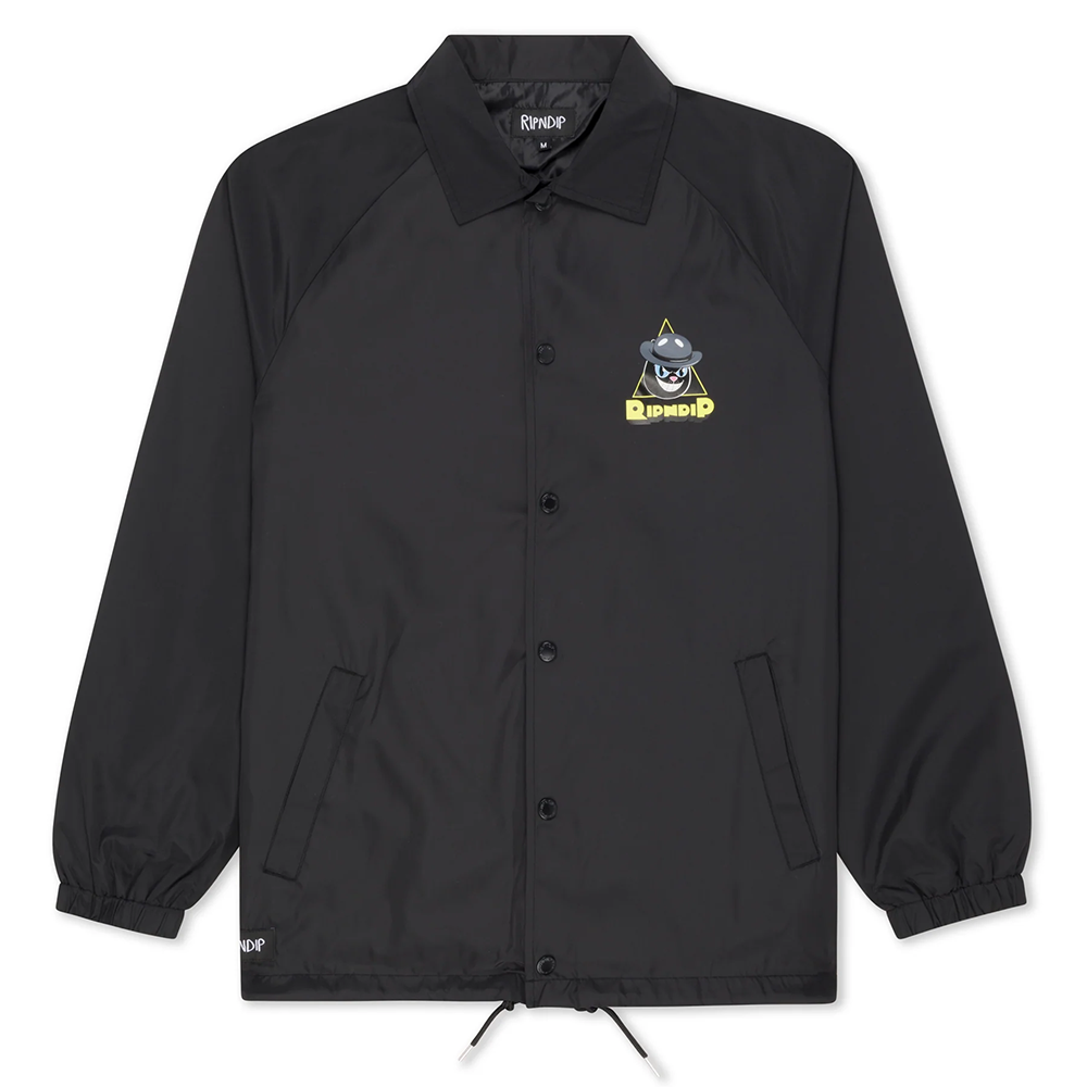 CHAQUETA CORTAVIENTO SLICE & DICE COACH JACKET BLACK | Mechanic