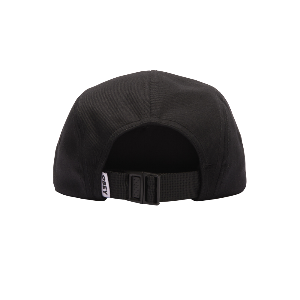 GORRA BOLD LABEL ORGANIC 5 PANEL HAT BLACK | Mechanic