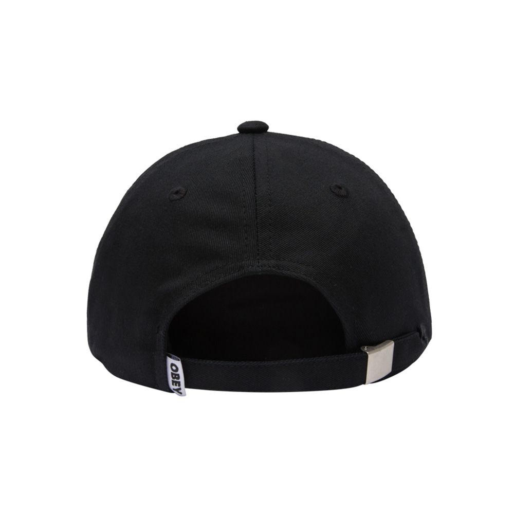 GORRA OBEY STUDIOS TWILL 6 PANEL STRAPBACK BLACK | Mechanic