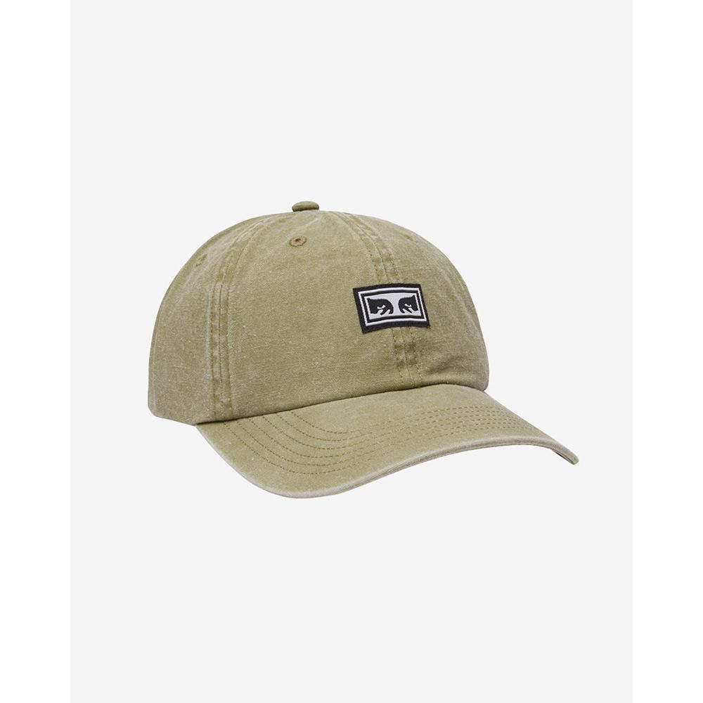 GORRA OBEY ICON EYES PIGMENT 6 PANEL VELCRO PIGMENT KHAKI | Mechanic