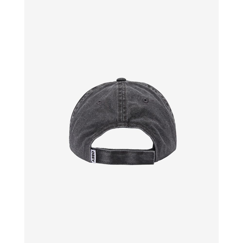 GORRA OBEY ICON EYES PIGMENT 6 PANEL VELCRO PIGMENT BLACK | Mechanic