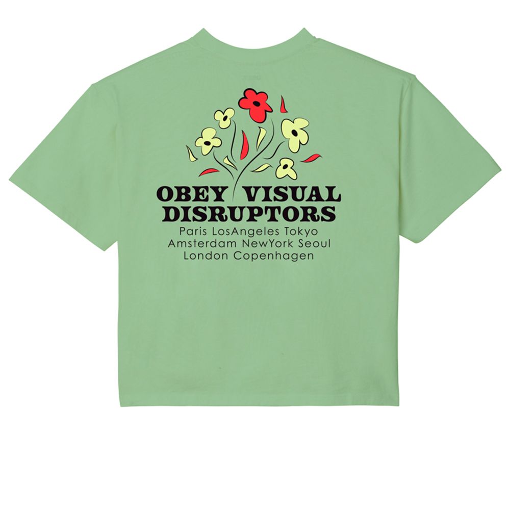 CAMISETA VISUAL DISRUPTORS QUIET GREEN | Mechanic