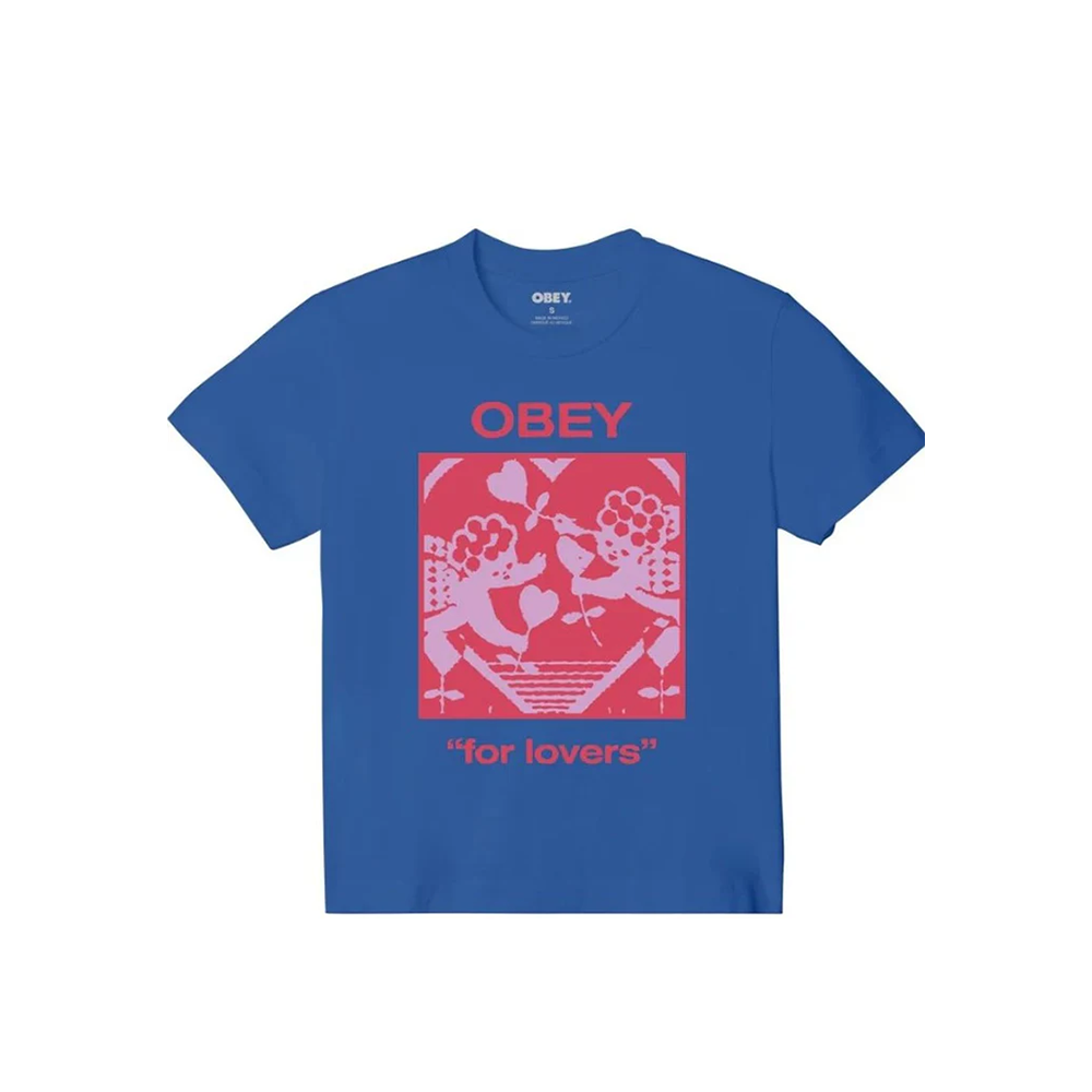 CAMISETA OBEY FOR LOVERS SURF BLUE | Mechanic