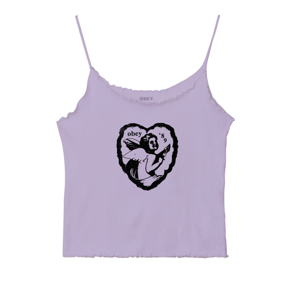 CAMISETA OBEY LOVE NOTE ORCHID PETAL | Mechanic