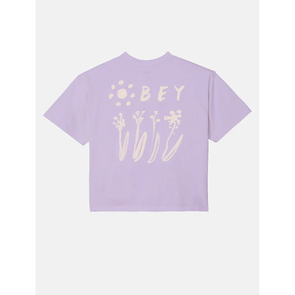 CAMISETA OBEY MEDI FLOWERS ORCHID PETAL | Mechanic