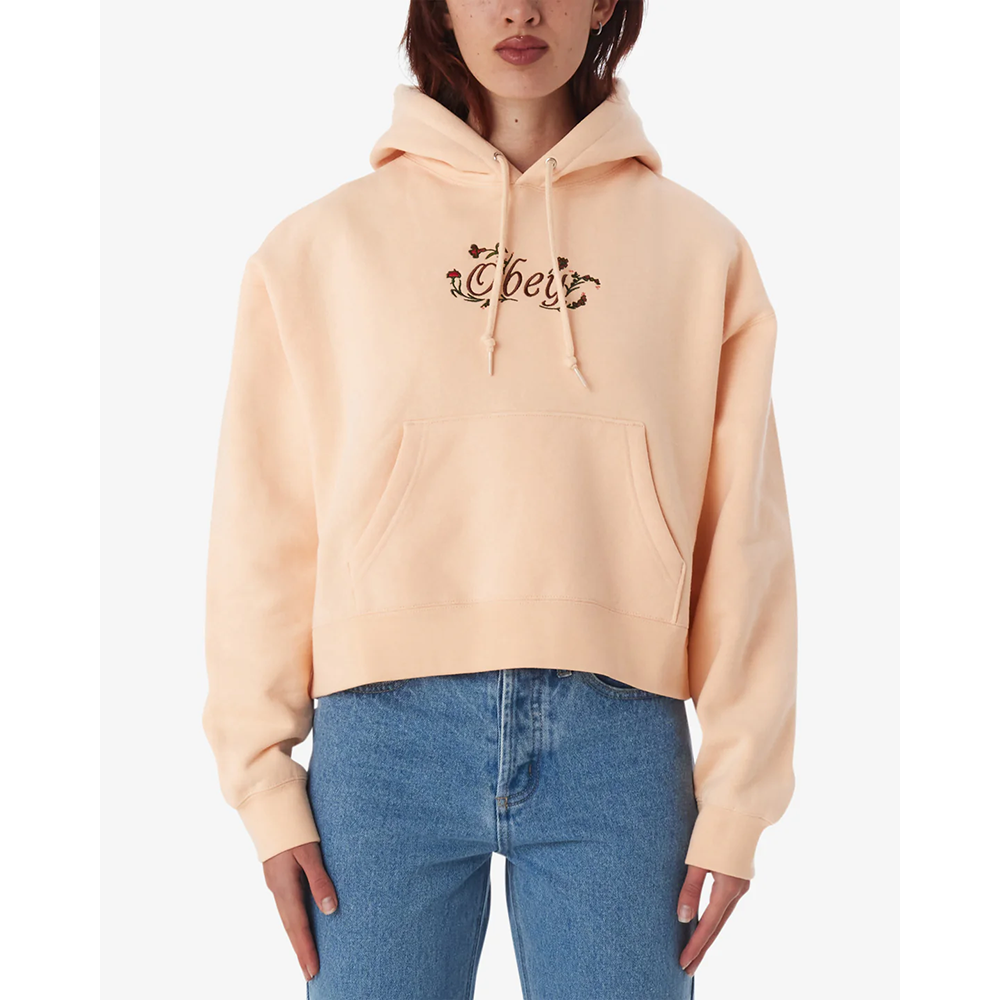 SUDADERA SPRING FLOWER HOOD PEACH PARFAIT | Mechanic