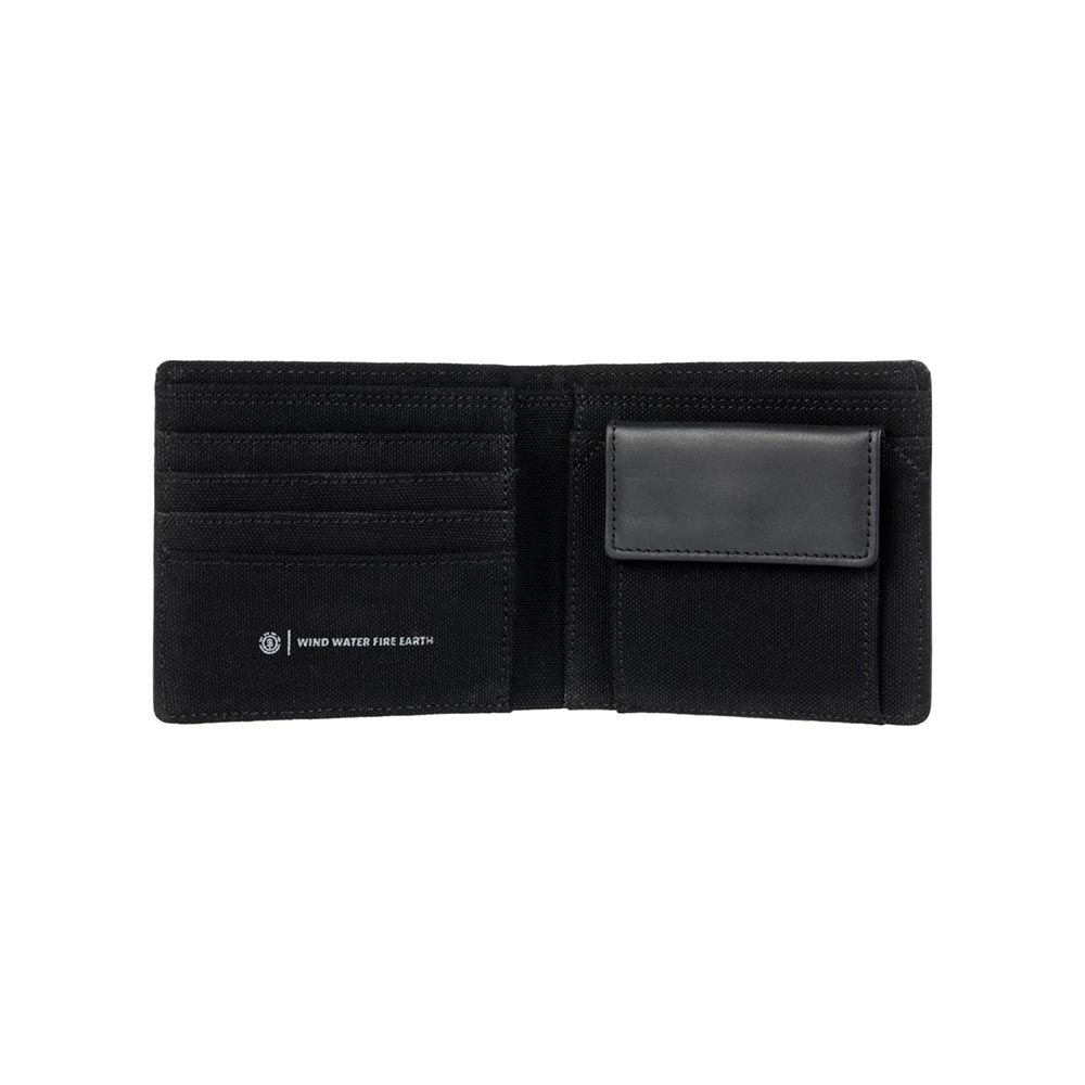 CARTERA ELEMENT STRAPPER LEATHER FLINT BLACK | Mechanic