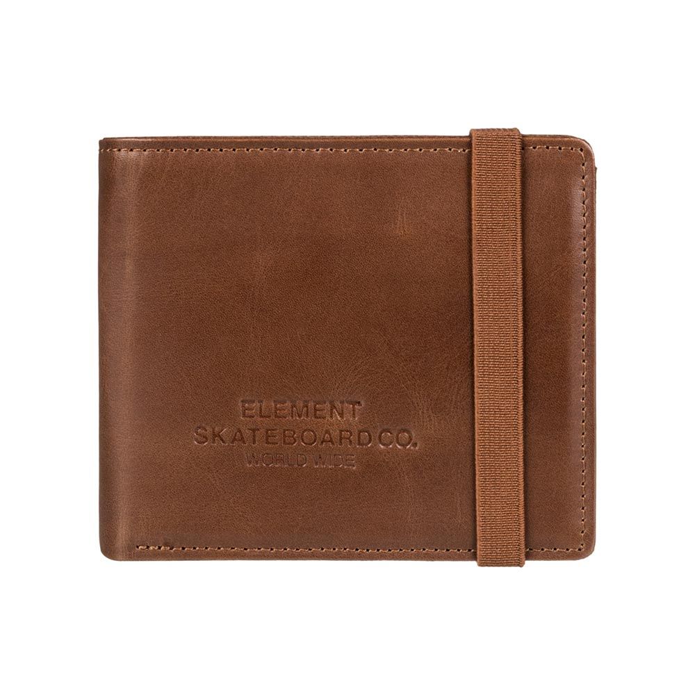 CARTERA ELEMENT STRAPPER LEATHER BROWN | Mechanic