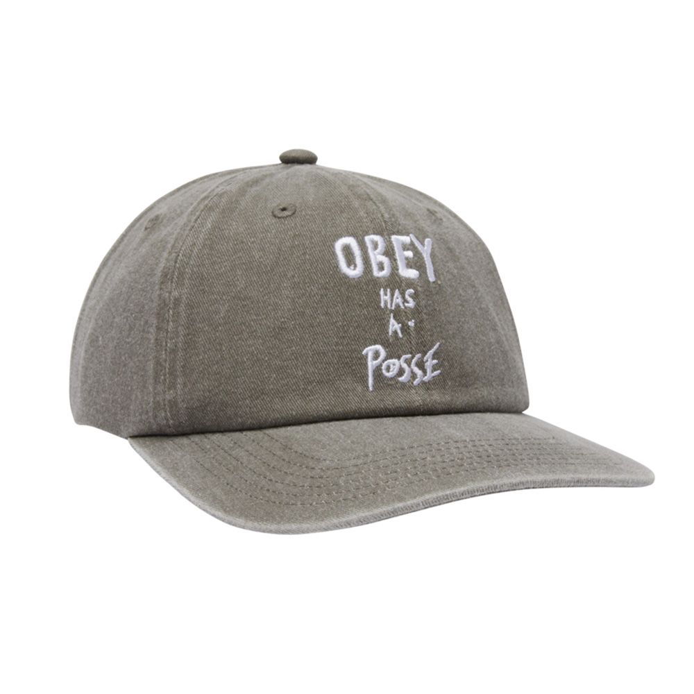 GORRA OBEY PIGMENT POSSE 6 PANEL SNAPBACK PIGMENT OLIVE | Mechanic