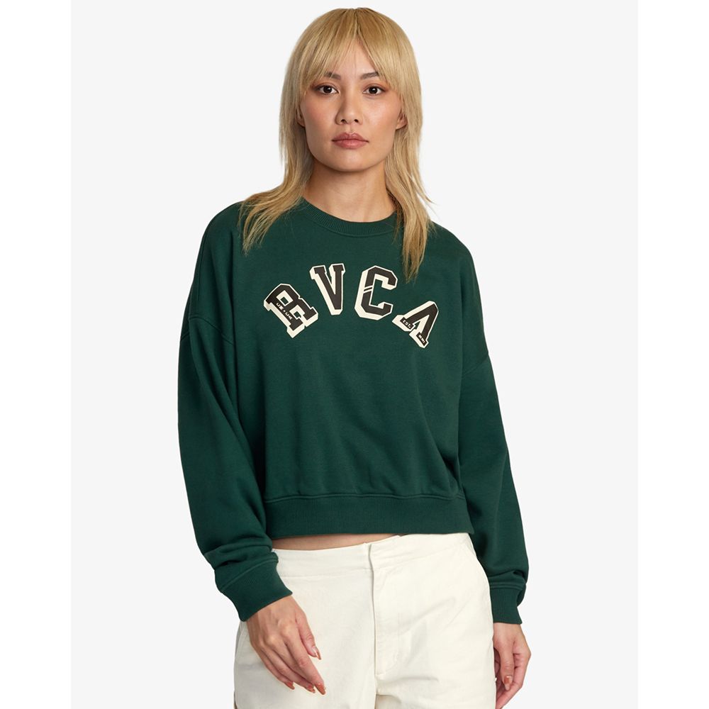 SUDADERA RVCA IVY LEAGUE PINENEEDLE | Mechanic