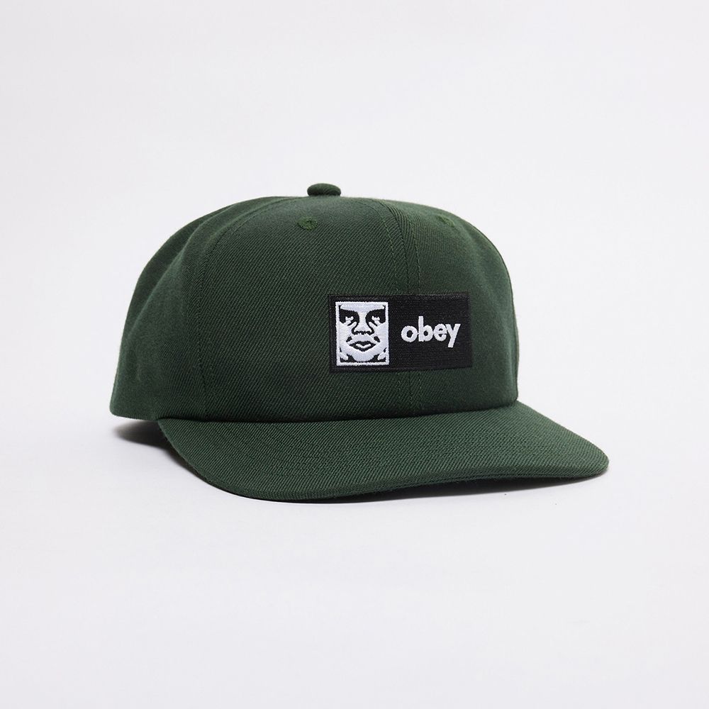 GORRA OBEY CASE 6 PANEL CLASSIC SNAPBACK DARK CEDAR | Mechanic