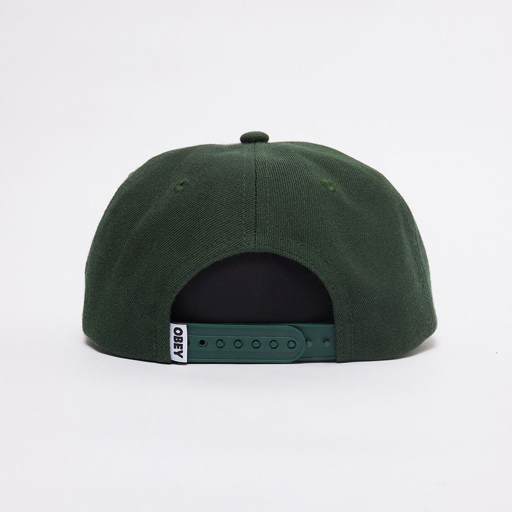 GORRA OBEY CASE 6 PANEL CLASSIC SNAPBACK DARK CEDAR | Mechanic