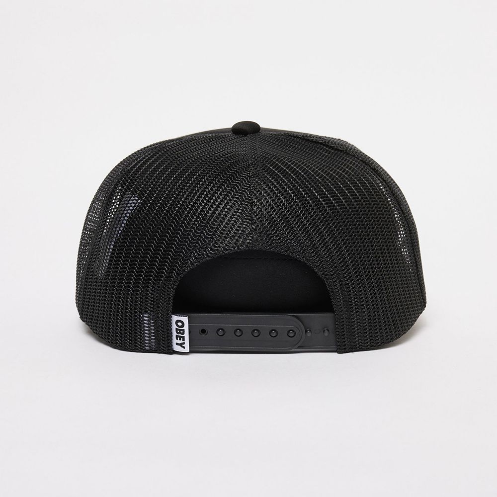 GORRA OBEY CHISEL TRUCKER BLACK | Mechanic