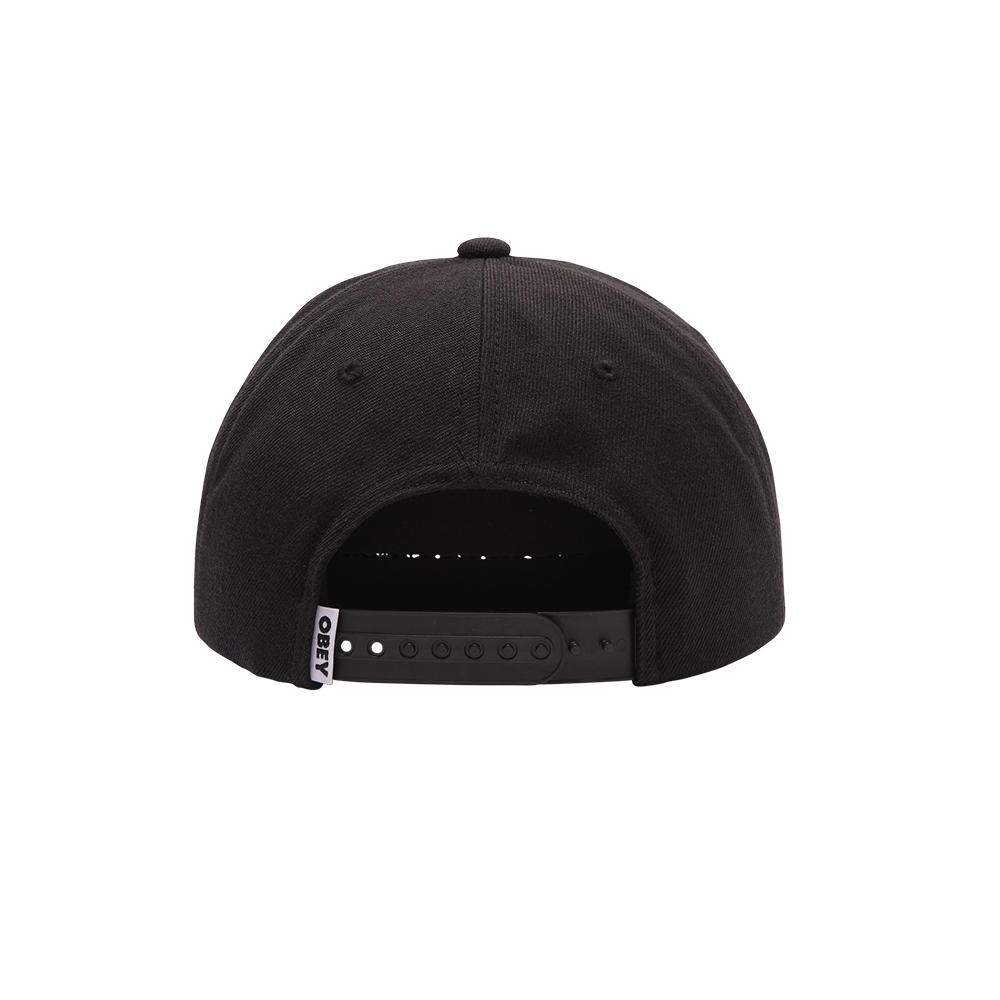 GORRA OBEY CHAOS 6 PANEL CLASSIC BLACK | Mechanic