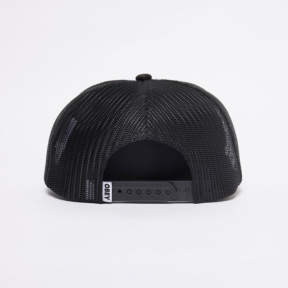 GORRA OBEY TODAY TRUCKER BLACK | Mechanic