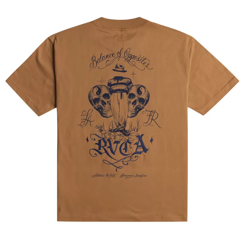 CAMISETA RVCA INVISIBLE MAN CAMEL | Mechanic