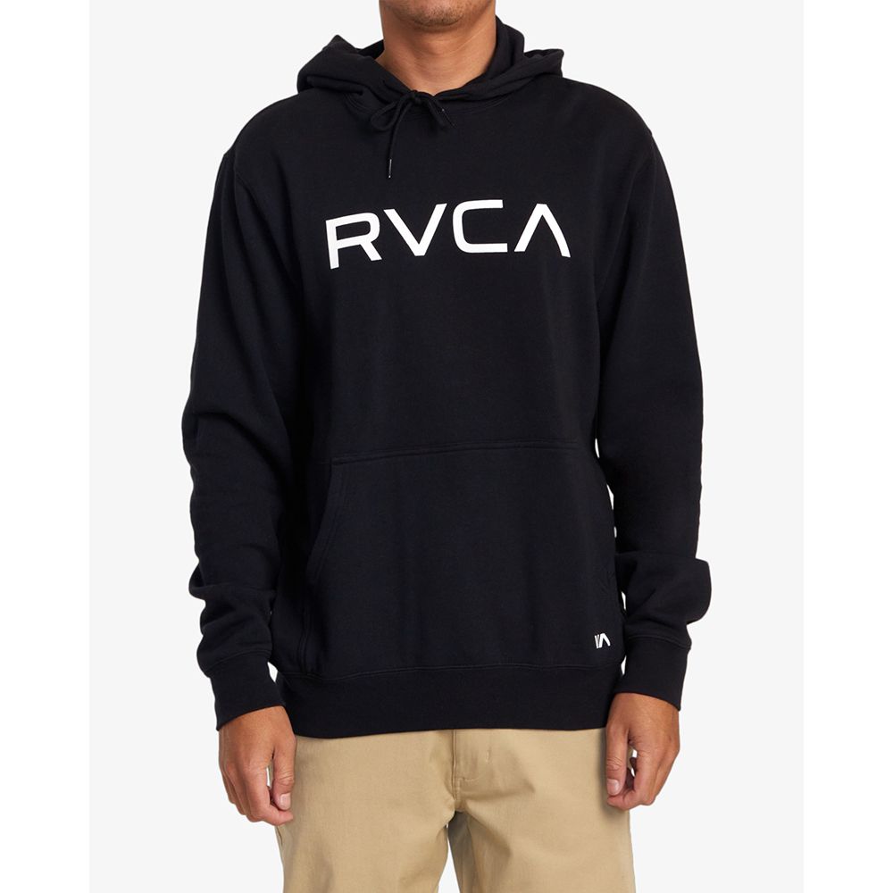 SUDADERA RVCA BIG RVCA HOODIE BLACK | Mechanic