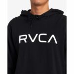 SUDADERA RVCA BIG RVCA HOODIE BLACK | Mechanic