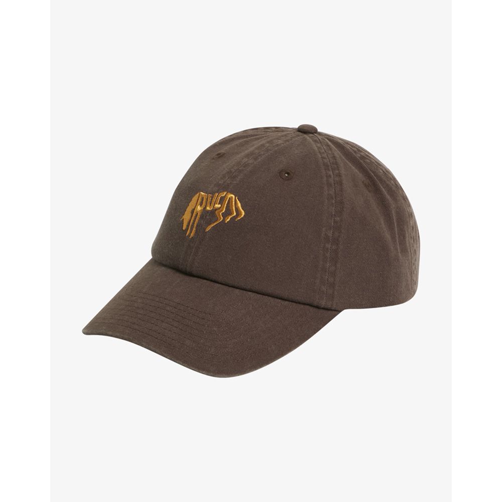 GORRA RVCA BUCK CAP CHOCOLATE | Mechanic