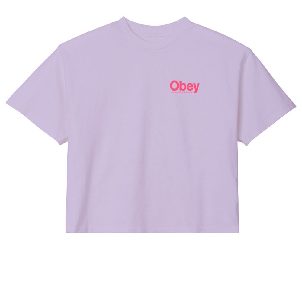 CAMISETA OBEY SOFT FRUIT ORCHID PETAL | Mechanic