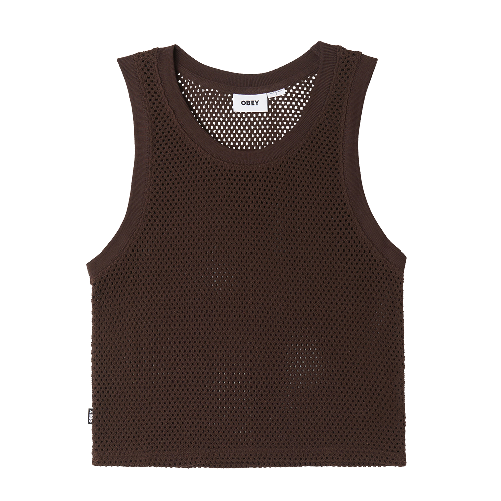 CAMISETA OBEY HUDSON MESH JAVA BROWN | Mechanic