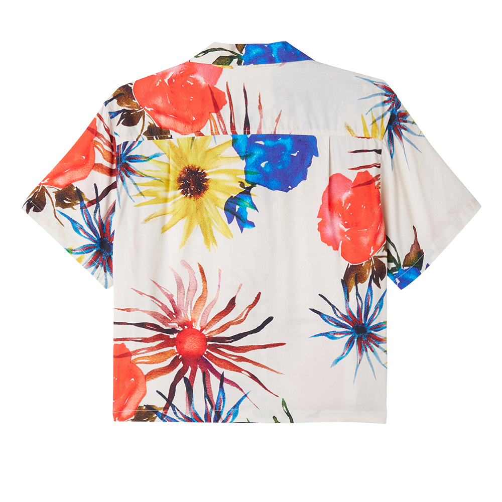 CAMISA OBEY MULTI FLOWERS SHIRT UNBLEACHED MULTI | Mechanic