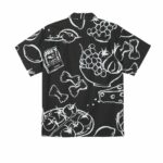 CAMISA STILL LIFE WOVEN BLACK MULTI | Mechanic