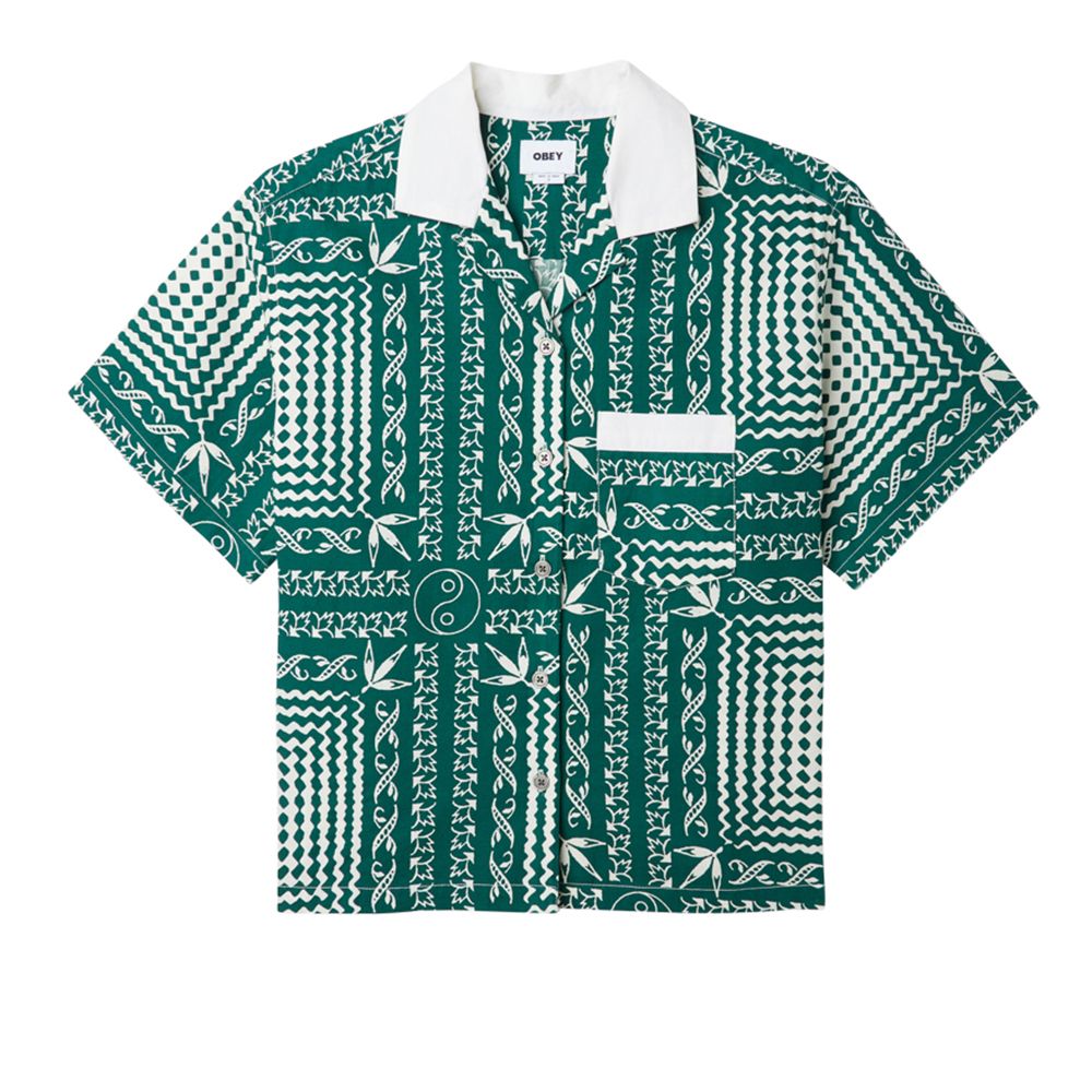 CAMISA ANGELICA BANDANA SHIRT ADVENTURE GREEN MULTI | Mechanic