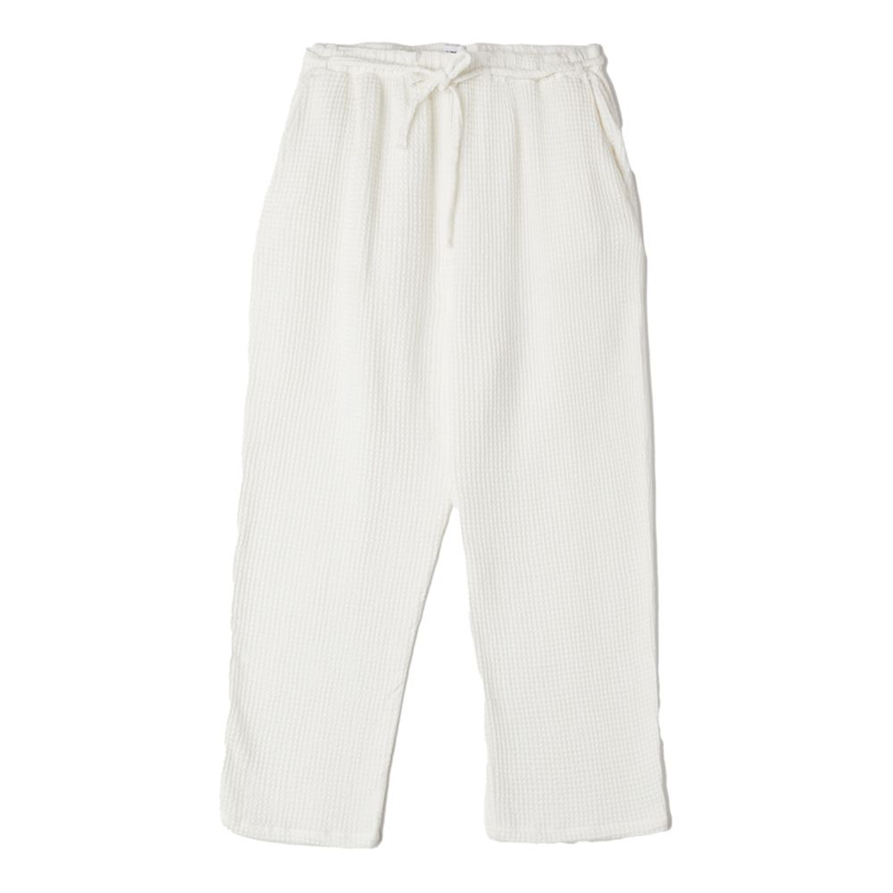 PANTALON CAMILLE WAFFLE PANT MUTED WHITE | Mechanic