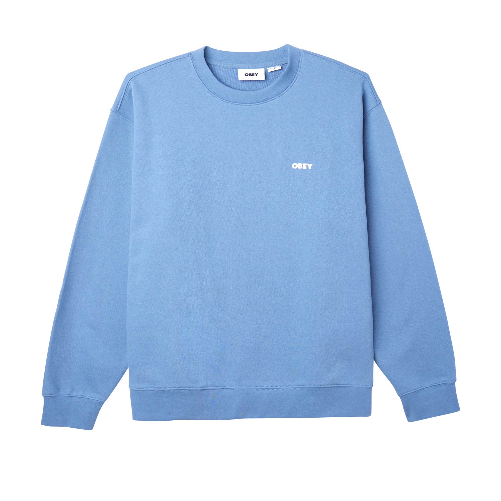 SUDADERA OBEY BOLD CREW CORNET BLUE | Mechanic