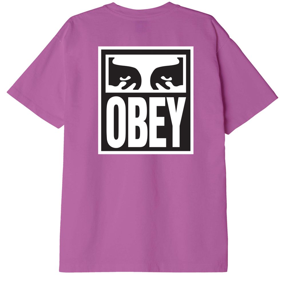 CAMISETA OBEY EYES ICON 2 MULBERRY PURPLE | Mechanic