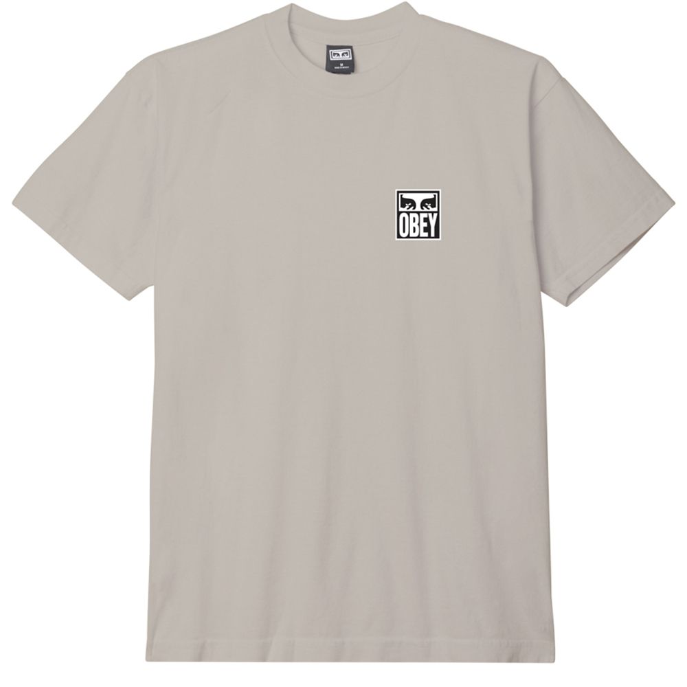 CAMISETA OBEY EYES ICON 2 SILVER GREY | Mechanic