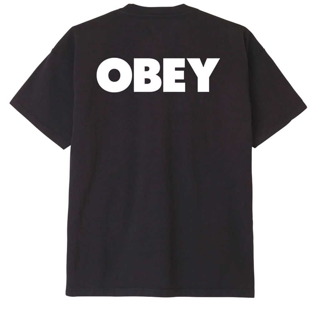 CAMISETA BOLD OBEY 2 BLACK | Mechanic