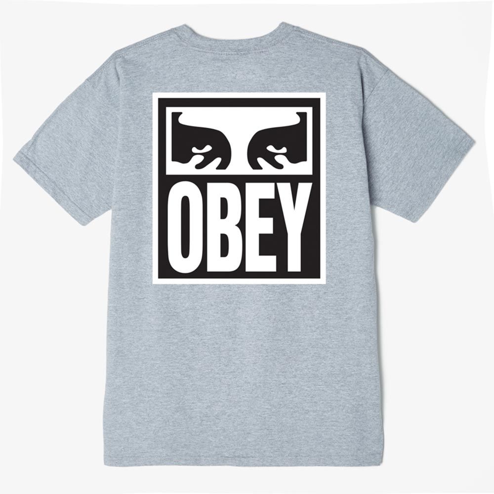 CAMISETA OBEY EYES ICON 2 HEATHER GREY | Mechanic