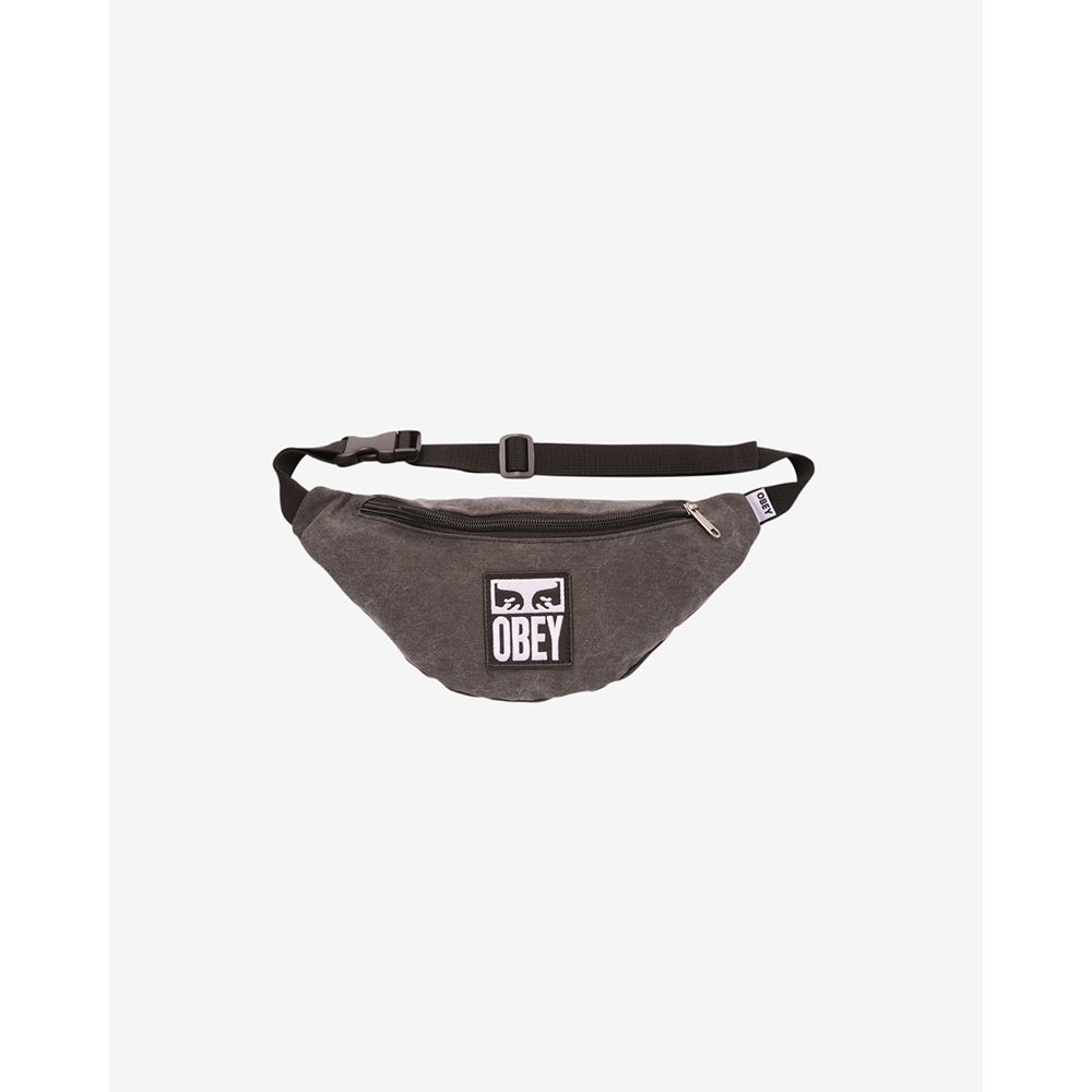 RIÑONERA OBEY WASTED HIP BAG II PIGMENT BLACK | Mechanic