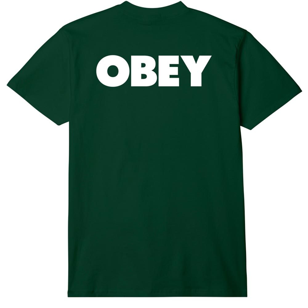 CAMISETA BOLD OBEY 2 FOREST GREEN | Mechanic