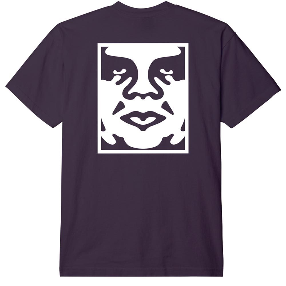 CAMISETA OBEY BOLD ICON HEAVYWEIGHT TEE PLUM PERFECT | Mechanic