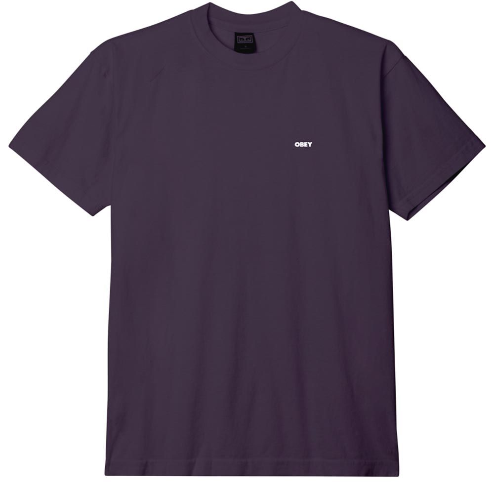 CAMISETA OBEY BOLD ICON HEAVYWEIGHT TEE PLUM PERFECT | Mechanic