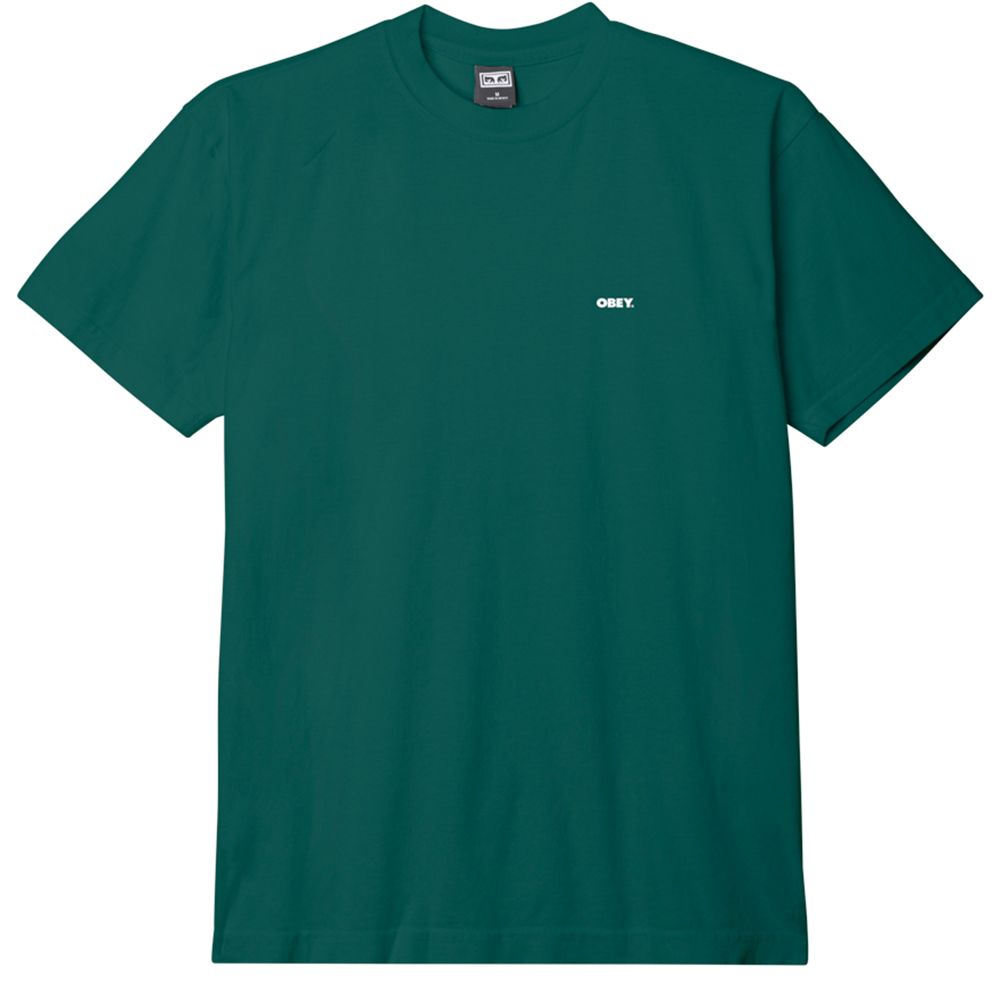 CAMISETA OBEY BOLD 3 ADVENTURE GREEN | Mechanic