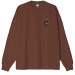 CAMISETA LS OBEY BOTANICAL SEPIA | Mechanic