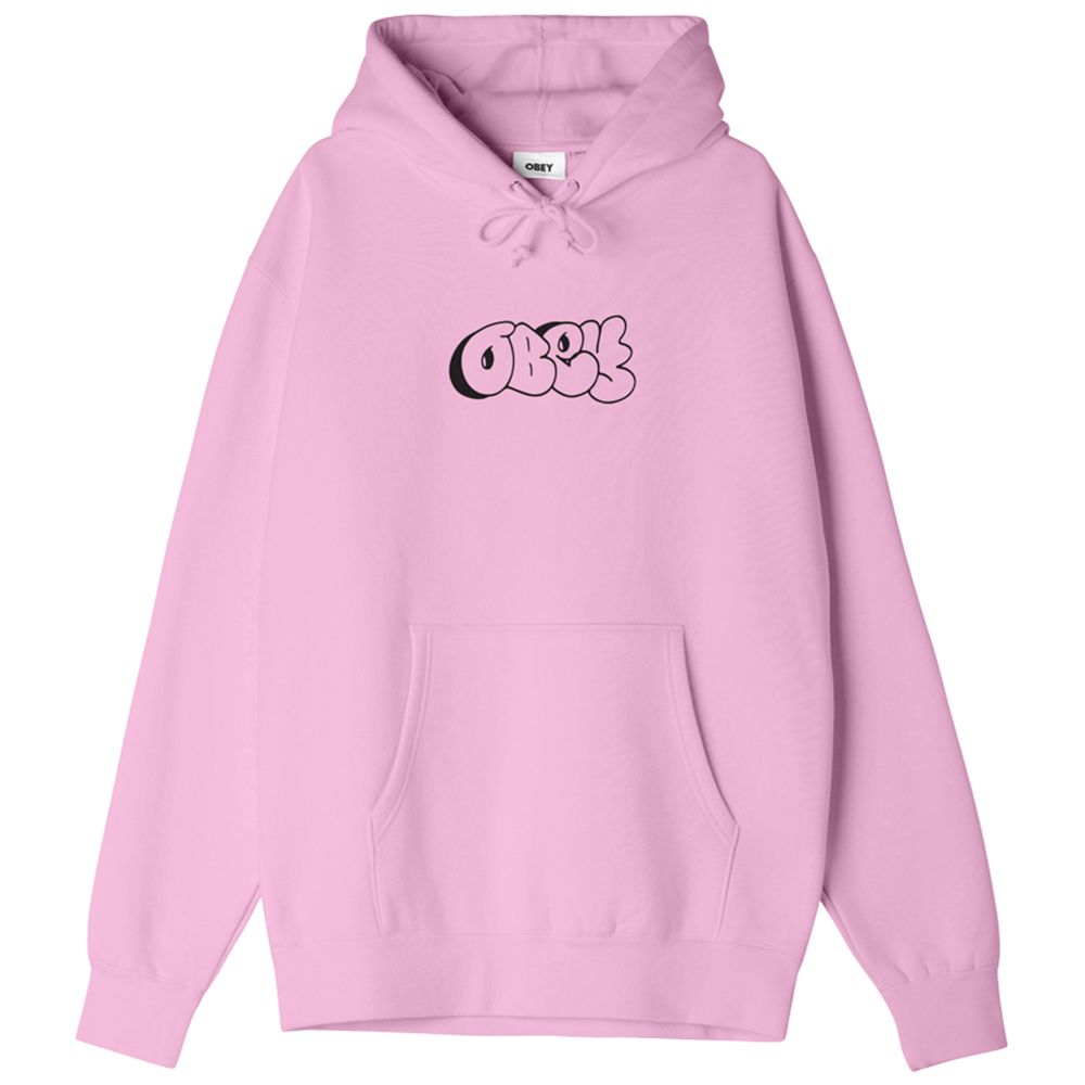 SUDADERA OBEY GRAFFITI LIGHT PINK | Mechanic