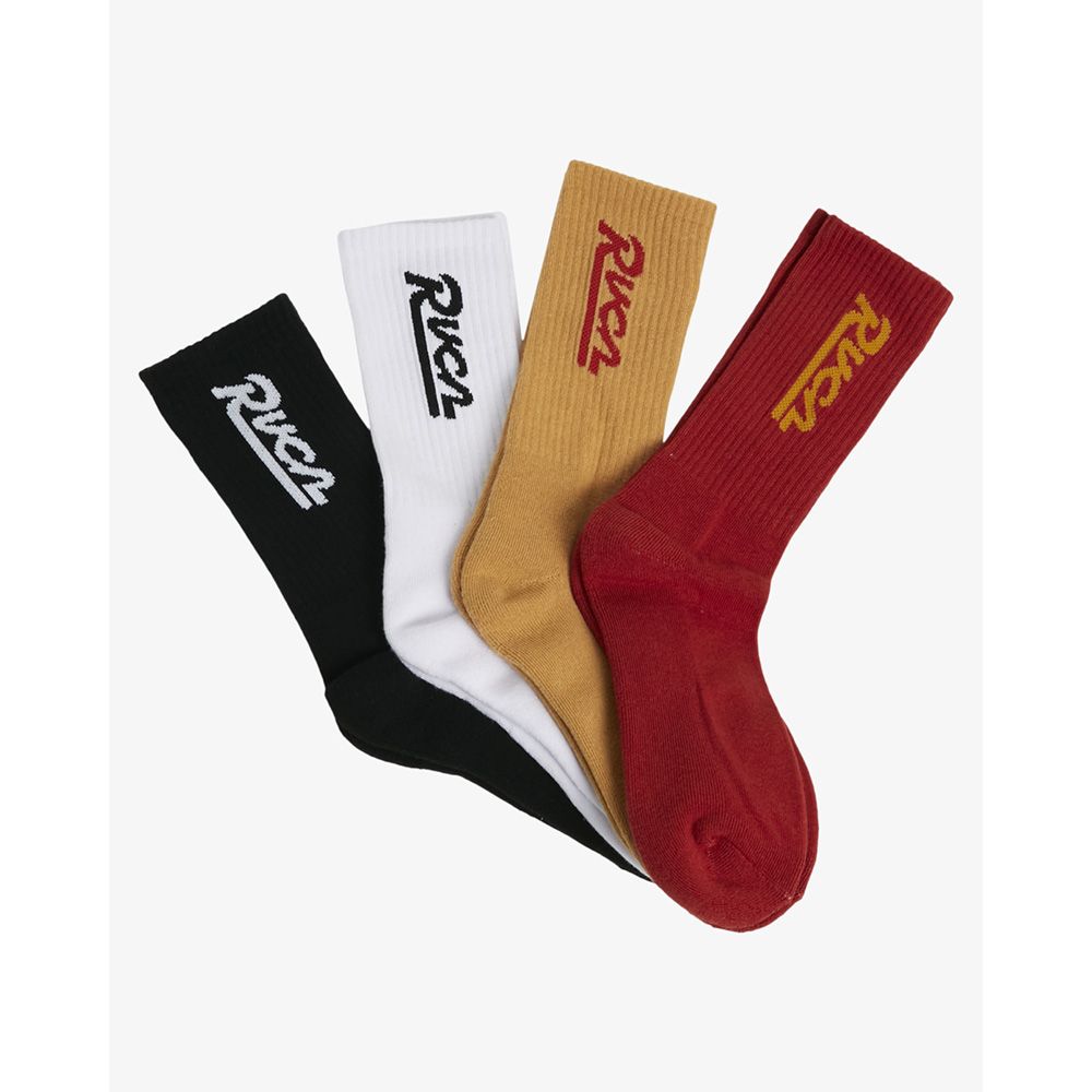 CALCETINES RVCA SEASONAL MULTI 4-PACK | Mechanic