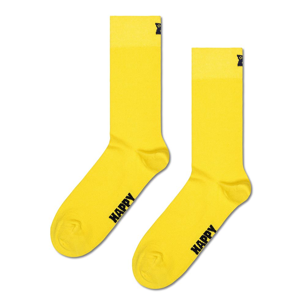 CALCETINES HAPPY SOCKS SOLID SOCK YELLOW | Mechanic