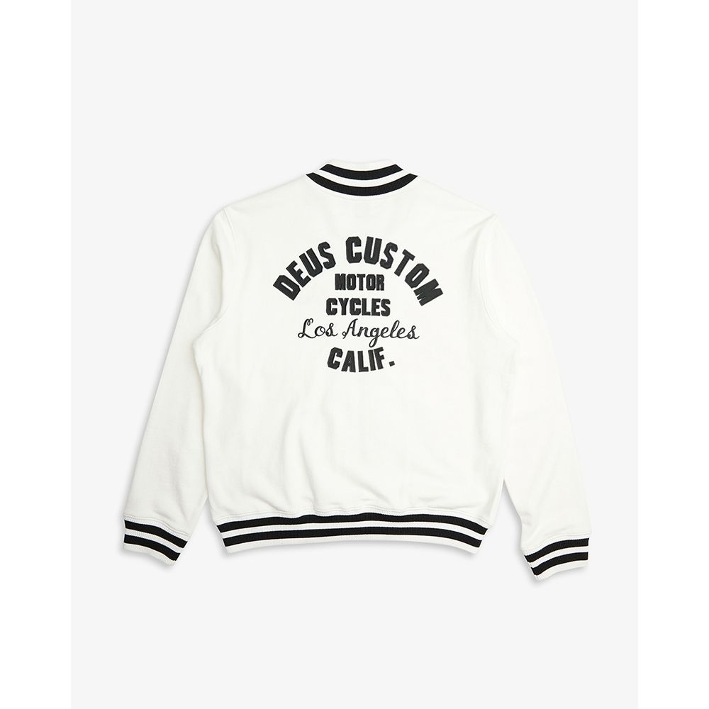 CHAQUETA PATRON FLEECE BOMBER VINTAGE WHITE | Mechanic