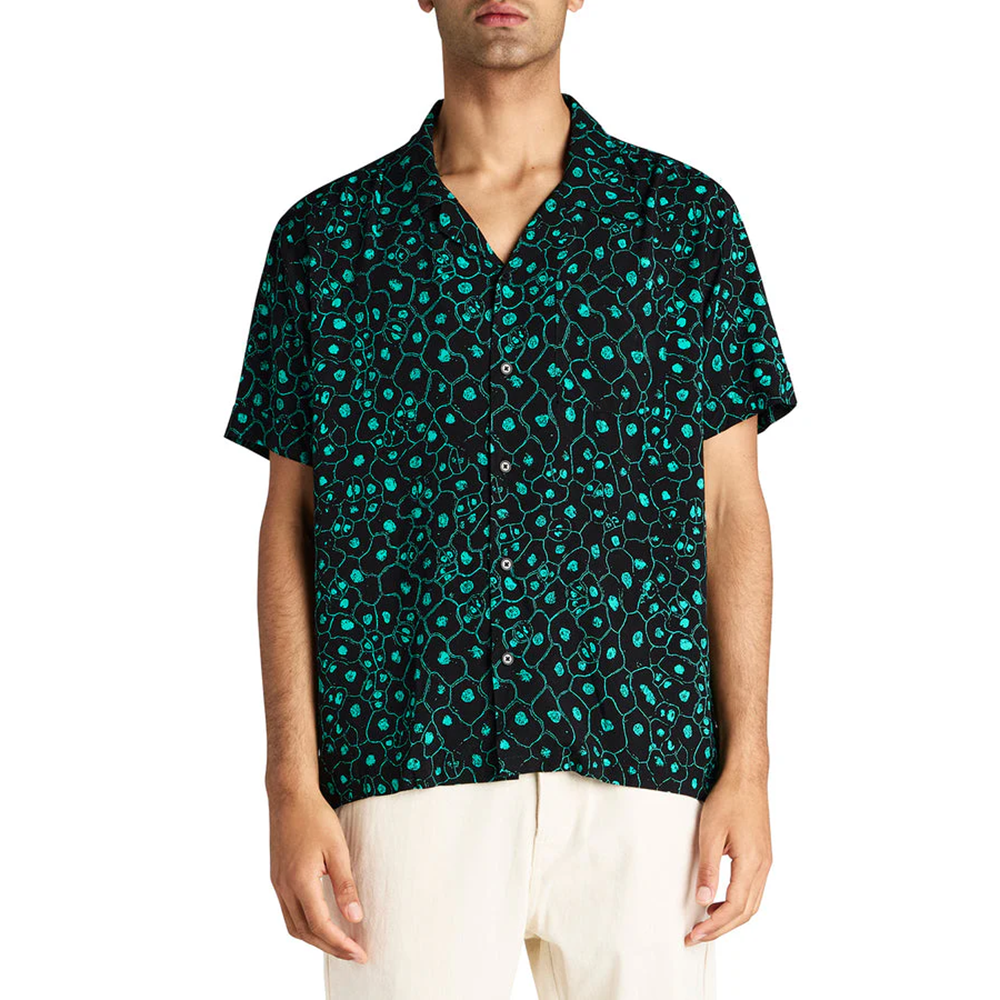 CAMISA DEUS EX-MACHINA PLANT CELL BISCAY GREEN | Mechanic