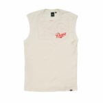CAMISETA DEUS EX-MACHINA PHASE MUSCLE DIRTY WHITE. Mechanic Tienda de Ropa