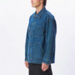 CHAQUETA OBEY HYMN JACKET STONE WASH INDIGO. Mechanic Tienda de Ropa