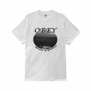 CAMISETA OBEY WELCOME TO PARADISE WHITE