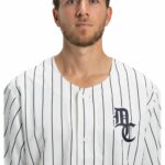 CAMISETA DC SLUGGER BLANCA PINSTRIPE | Mechanic