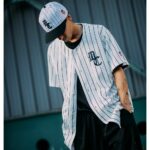 CAMISETA DC SLUGGER BLANCA PINSTRIPE | Mechanic